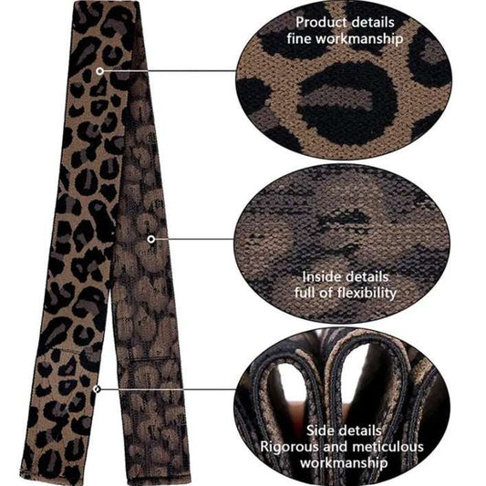 Melt Band Leopard Print Elastic Lace Melting Band - BHB Wigs Plus