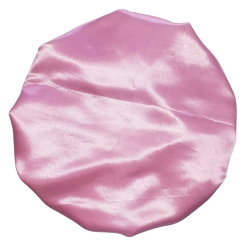 Pink Candy Satin Reversible Bonnets - BHB Wigs Plus