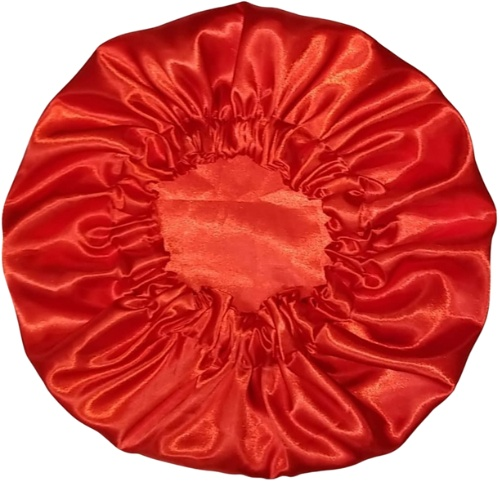 Red Rose Satin Reversible Bonnets - BHB Wigs Plus