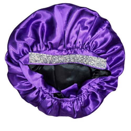 Glam Bonnets in Purple- BHB Wigs Plus - BHB Wigs Plus